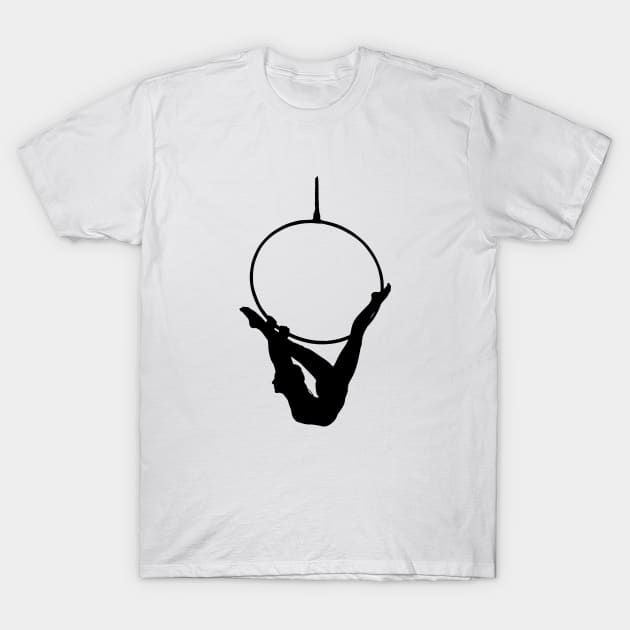 Aerial hoop T-Shirt by RosaliArt